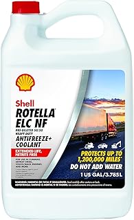 Shell Rotella Nitrite-Free Extended Life Pre-Diluted 50/50 Anti-Freeze + Coolant (1 Gallon, Single Pack)