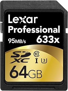 ليكسار بطاقة SDXC احترافية 633x 64GB UHS-I/U3 (قراءة تصل إلى 95 ميجابايت/ثانية) مع برنامج انقاذ الصورة 5 - LSD64GCBNL633