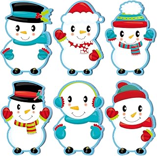 Snowman Theme Notepads Christmas Notepad Winter Holiday Notepad for Christmas Home School and Office