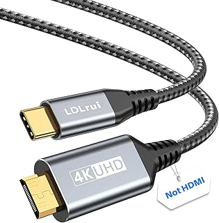 ال دي روي كابل USB نوع سي الى ميني HDMI بطول 3.3 قدم لحاسوب محمول