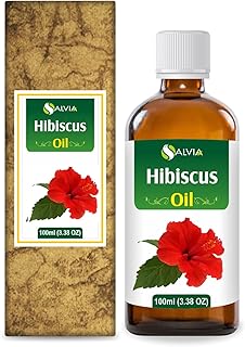 زيت الكركديه (Hibiscus Sabdariffa L) زيت عطري علاجي من سالفيا Amber Bottle طبيعي 100% غير مخفف نقي ومعصور على البارد - 100 مل/ 3.22 اونصة سائلة