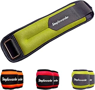 Stepfowarder Ankle/Wrist Weights a Pair Available in 0.3kg, 0.5kg, 1.0kg, Comfort and Security Perfect for Kids Women & Men, Walking, Dance, Aerobics, Cardio Exercises