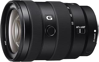 عدسة تكبير قياسية من سوني E مقاس 16-55 ملم F2.8 G - عدسة F2.8 APS-C قياسية زوم G من SEL1655G