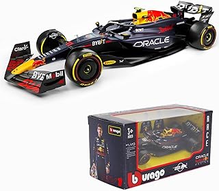 بي بروجو 1/43 - ريد بول ريسينغ RB20 F1 GP 2024 مجموعة سباق | #1 ماكس فيرستابن، أحمر