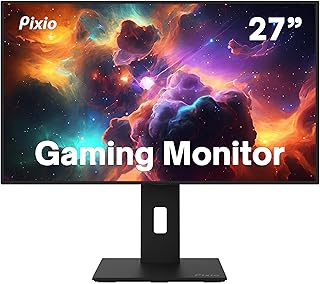 بيكسو PX275C برايم 27 انش WQHD 1440p 100Hz تصميم بدون اطار بمنفذ USB نوع C وضع بديل وشحن 65 واط IPS HDR مزامنة تكيفية 27 انش، 2560 x 1440، أسود