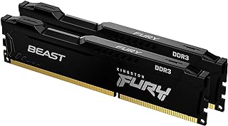 كينغستون ذاكرة كمبيوتر مكتبي فيوري DDR3 1866MHz 8GB ×2 بيست CL10 KF318C10BBK2/16 سعة 16.0 GB