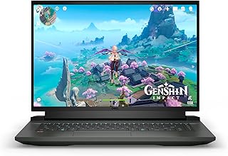 ديل لابتوب العاب G16 7620 بشاشة 16 انش QHD 165Hz ومعالج انتل كور i9-12900H وذاكرة RAM DDR5 32GB وSSD 1TB وواي فاي 6 وبطاقة رسومات انفيديا جيفورس RTX3070Ti وخدمات ويندوز 11 هوم، اسود