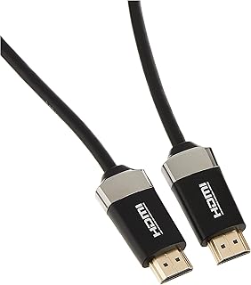 بلكن كابل HDMI عالي السرعة مع ايثرنت، متوافق مع 4K / Ultra HD (1 متر / 3.3 قدم)، لتلفزيون