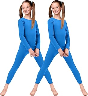 Thermal Underwear For Girls (Long Johns Thermals Set) Shirt & Pants, Base Layer w/Leggings/Bottoms Ski/Extreme Cold