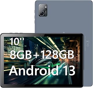 تابلت معدني اندرويد 13 من كونسونج، 128GB+8(4+4) GB/1TB قابل للتوسيع 10 انش 1280X800 IPS، لوحة لمس زجاجية مزدوجة، كاميرا 5MP+8MP، واي فاي 6، بلوتوث 5.0، بطارية 9000mAh، معتمد من جي ام اس