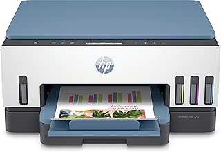 HP طابعة سمارت تانك 570 لاسلكية الكل في واحد، طابعة بخزان حبر خالية من الخرطوشة، حتى 3 سنوات من الحبر، طباعة الجوال والمسح الضوئي والنسخ ووحدة تغذية المستندات تلقائيا، اسود، من اتش بي، حقن للحبر