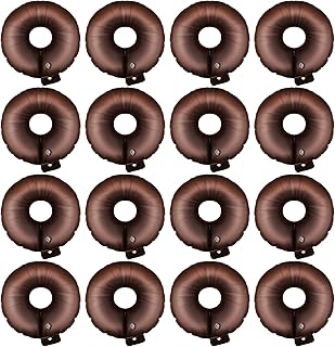 16 Pack Tree Watering Bag Slow Release Tree Watering Ring Automatic Watering System for Potted Plants PVC Water Saving Tree Watering System for Planting Gardening Trees and Shrubs, Brown (20 Gallon)