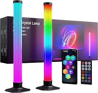 لومتانج شريط اضاءة RGB اي سي 43 سم 360 درجة، شريط اضاءة LED مزامنة الموسيقى، مصباح محيطي يعمل بمنفذ USB، اضاءة خلفية للتلفزيون للالعاب متغيرة الالوان مع جهاز تحكم عن بعد، لتزيين غرفة الالعاب