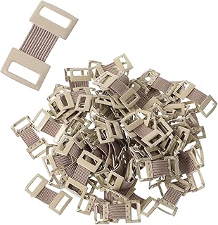 100 Pcs Ace Bandage Clips Stretchable Elastic Bandage Clips Metal Clips Bandage Wrap Clips for Fixing Various Bandages and Gauze (Skin Color)