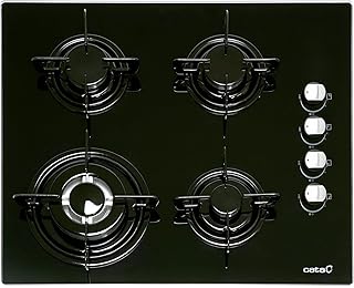 كاتا | موديل CI 631 BK | موقد غاز 4 شعلات | حلقة ثلاثية | الطاقة الكلية 8 كيلو واط، أسود