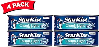 StarKist Chunk Light Tuna in Water - 5 oz Can (Pack of 4)