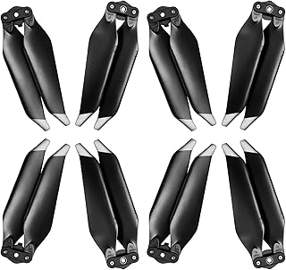 Bocguy Mavic Pro Propeller, 8 Pieces Drone Mavic Pro Propeller with Push Type Quick Release Design, Mavic Pro Accessories for Drone Replacement, 8331F Propeller for Mavic Pro (Silver)