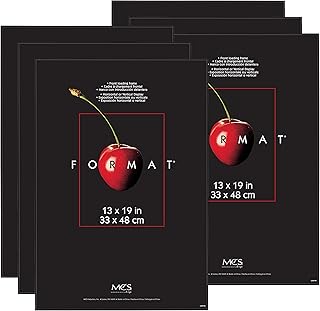 MCS اطار تنسيق، اسود، 13 × 19 انش، 6 قطع