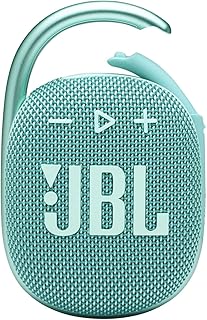 JBL كليب 4، ازرق مخضر - مكبر صوت بلوتوث 5.1 محمول - حتى 10 ساعات من التشغيل - مقاوم للماء والغبار - يتضمن مكبر صوت بخاصية الغاء الضوضاء والصدى