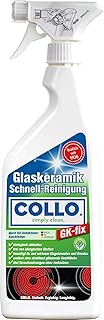 COLLO GK-FIX Glass Ceramic Quick Cleaner 500 ml I Ceramic Hob Cleaner for Induction and Ceramic Hobs I Glass Ceramic Cleaner with Easy Application