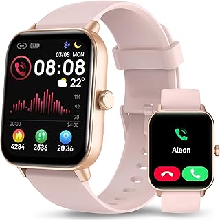 Yoever Smart Watch for Women iPhone & Android, 1.8" Smartwatch with Bluetooth Call (Answer/Makes), Fitness & Sleep Tracker with 110+ Sport Modes, Heart Rate/SpO2 Monitor, IP68 Waterproof