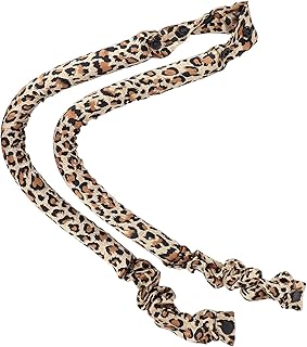 Curler, Skin-Friendly EVA Foam Prevents Hair Damage Soft Cotton Hair Curler Headband for Sleeping Hair (Leopard print)