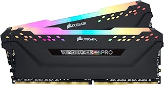 كورسير ذاكرة كمبيوتر مكتبي فينجانس RGB برو 32GB (2X16Gb) Ddr4 3600 (Pc4-28800) C18 - اسود