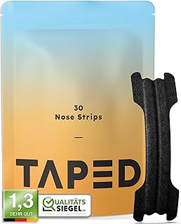 Nose Plasters Black (Pack of 30) - Extra Strong Anti Snoring Nose Strips - Nose Plasters Breathe Better for More Breath in Everyday Life (Extra Black)