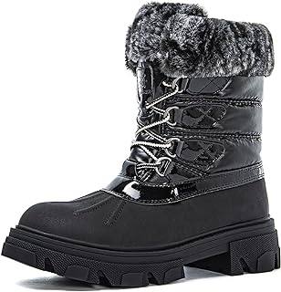 GLOBALWIN Women's Snow Boots Ankle Winter Boots For Women