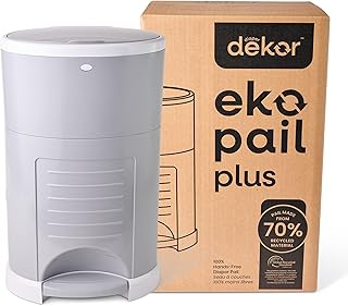 دلو حفاضات ديكور EKO Plus | رمادي