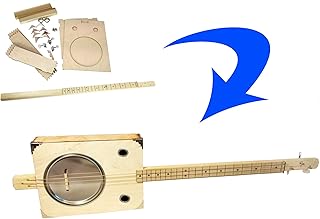 "Tin Pan Alley" 3-string Paint Can Resonator Box Guitar DIY Kit