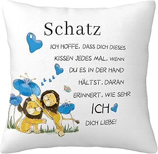 Cazoobe Cushion Cover for Brother Funny Gift, Best Friend Gift, Outdoor Indoor Pillowcase for Birthday Gift, Christmas Decoration Gifts (50 x 50 cm)