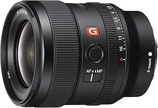 سوني عدسة FE 24mm F1.4 GM عدسة واسعة متميزة من سلسلة G Master SEL24F14GM الإصدار السعودي مع دعم الضمان السعودي