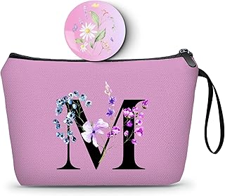 Women Gifts for Birthday, Makeup Bag, Maid of Honor Gifts, Gifts for Bride,bridesmaid, Sister Gifts, Friend Birthday Gifts for Women, Womens Birthday Gifts, Cosmetic Bag with Mirror,Christmas Gifts,