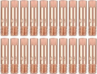 عبوة من 20 جهاز لحام، فوهات واقية، فوهة موصلة، فوهات طاقة 0.8 ملم، طرف تلامس لحام لالة اللحام 15AK MIG/MAG، مصباح لحام، ملحقات، قطع ارتداء M6 × 25 ملم، من شياتيان