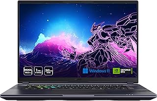 جيجابايت - لابتوب العاب اوروس 16X 2024 - 165Hz 2560x1600 WQXGA - انفيديا جيفورس RTX 4070 - انتل i7-13650HX - 1TB SSD مع 32GB DDR5 RAM - ويندوز 11 هوم AD 16X 9SG-43USC64SH