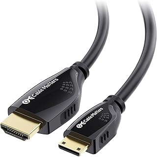 كيبل ماترز كيبل HDMI الى ميني HDMI عالي السرعة (ميني HDMI الى HDMI) بدقة 4K جاهز بطول 7.5 متر