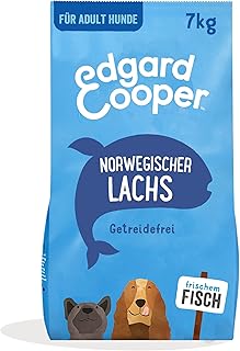 Edgard & Cooper Dog Food, Dry Dog Food (Salmon, 7 kg), Grain-Free, Natural Ingredients and Fresh Meat, Full of Essential Amino Acids