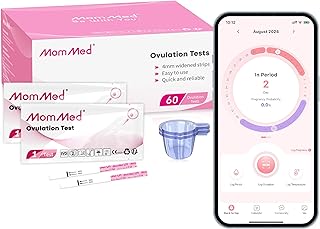 شرائط اختبار التبويض (LH60) من مومد مع 60 كوب تجميع، مجموعة التنبؤ المستمر LH موثوق بها، تتبع اختبار التبويض بدقة، نتيجة حساسية عالية للاختبار المنزلي للنساء