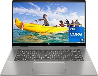 HP لابتوب انفي x360 بشاشة FHD مقاس 15 انش ومعالج انتل كور i7-1355U وذاكرة RAM 16GB وSSD 1TB وبطاقة عرض مرئي انتل ايريس Xe، ويندوز 11 هوم، 15-ew1199nr (2023)، فضي