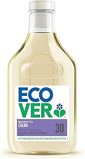 Ecover Detergent Colour Apple Blossom & Freesia, 30 Washes, Colour Detergent for Preservation and Protection of Clothes, 1.5 L