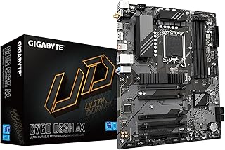 جيجابايت لوحة ام B760 DS3H AX rev. 1.x LGA 1700 انتل ATX مع DDR5 2* M.2 منفذ PCIe 4.0 USB 3.2 الجيل الثاني نوع C واي فاي 6E ريلتيك GbE LAN كيو فلاش بلس الملحقات الإضافية السريع