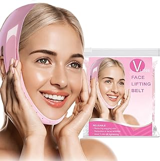 V-Line Lifting Mask Chin Strap: Reusable Face Lift Tape Chin Strap for Sleeping Jaw Exerciser