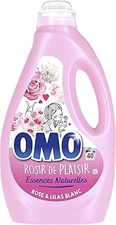 Omo Pink & Lilac Detergent Dermatologically Tested Bright Cleanliness and Long Lasting Fragrance 2L 40 Washes