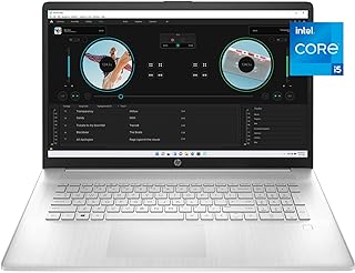 HP لابتوب 17.3 انش انتل كور i5-1135G7 الجيل 11 بطاقة رسومات ايرس اكس اي ذاكرة رام 8 جيجا 512 اس دي ويندوز هوم 17.3-cn0026nr فضي طبيعي