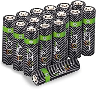 بطاريات قابلة لاعادة الشحن من النوع ايه فينوم - بطارية ان اي- ام اتش 2100 mAh بقدرة 12 فولت - سعة كبيرة عبوة 16 NiMh