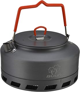 Bulin Camping Kettle Large Coffee Pot Kettle 2-3 People Cooking Easy Foldable Durable Aluminium Kettle Teapot Carry Bag