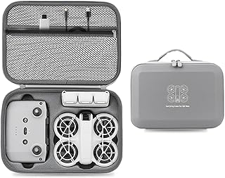 iEago RC Neo Case Nylon Hard Shell Carrying Case Shoulder Bag Porable Travel Case for DJI Neo Fly More Combo, Compatible with RC-N3 Controller, Neo Intelligent Flight Battery Accessories