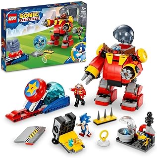 مجموعة لعبة Sonic ضد Death Egg Robot خاصة Dr. Eggman رقم 76993 من LEGO Sonic the Hedgehog‎ للأطفال الذين تبلغ أعمارهم 8 سنوات أو أكثر (615 قطعة)