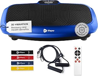 LifePro 3D Vibration Plate Exercise Machine - Dual Motor Oscillation, Pulsation 3D Motion Vibration Fitness Trainers -Whole Body Vibration Platform for Home Fitness & Vibration Plate For Weight Loss